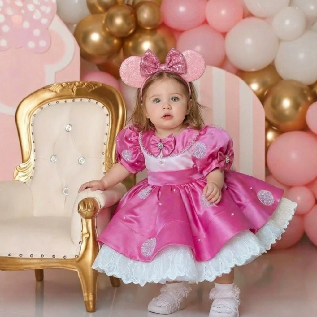 Satin Bow Short Sleeve Midi Dresses - image 2