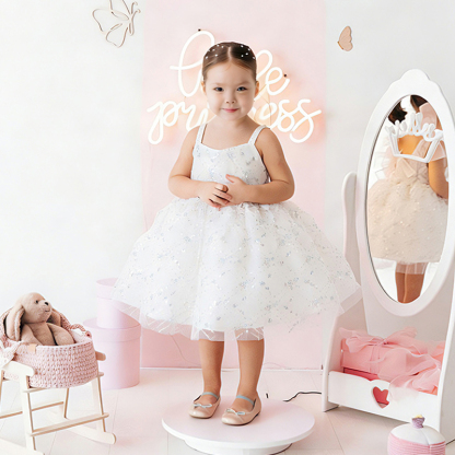Glitter Sequins Bow Sleeveless Midi Dresses - image 2