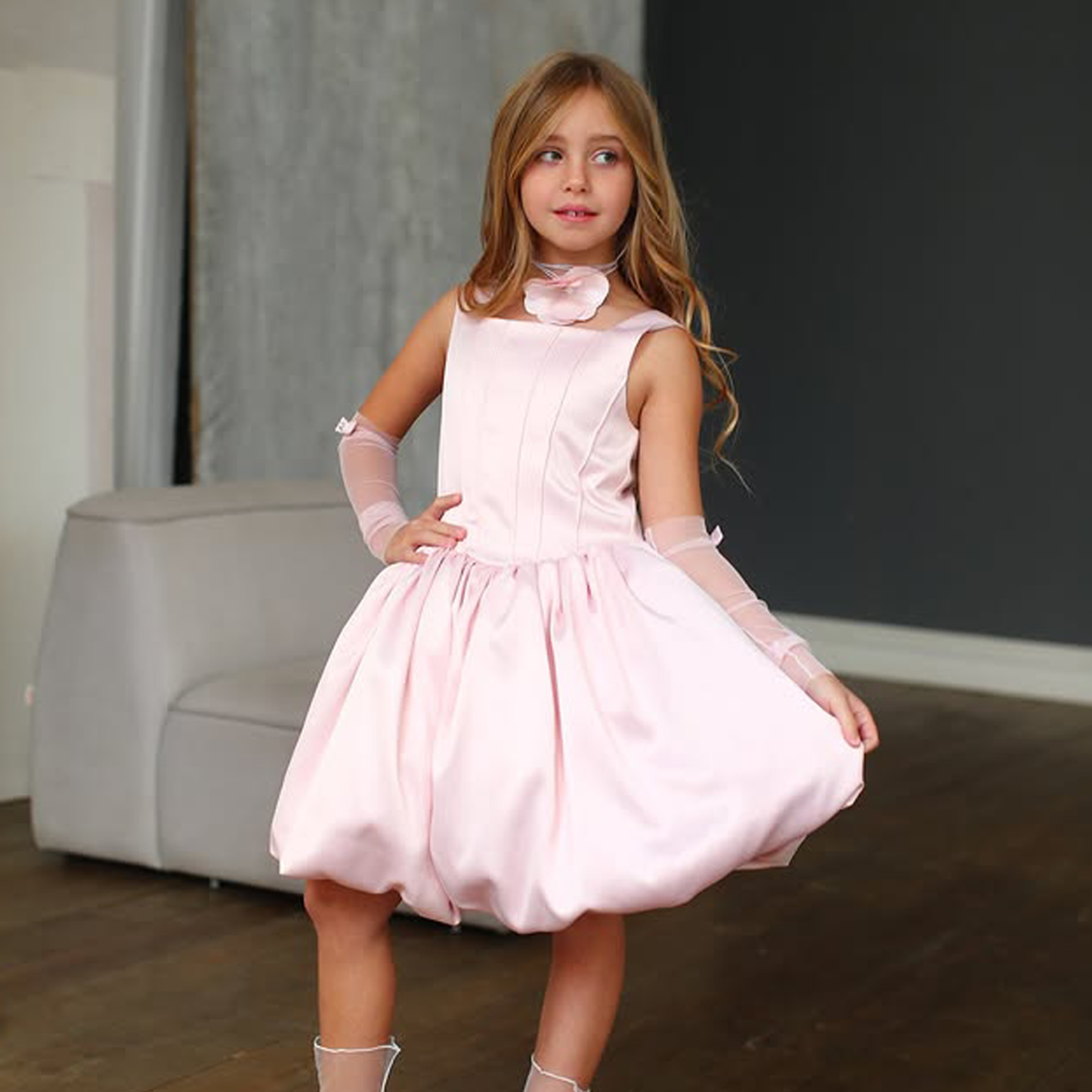 Satin Split Joint Sleeveless Midi Dresses - image 5