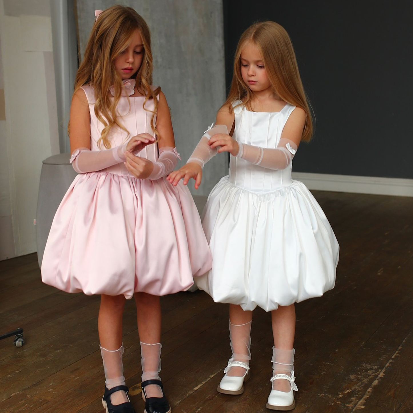 Satin Split Joint Sleeveless Midi Dresses - White - 15-16Y - image 1