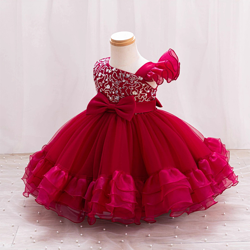 Mesh Bow Folds Sleeveless Mid-long Dresses - image 11