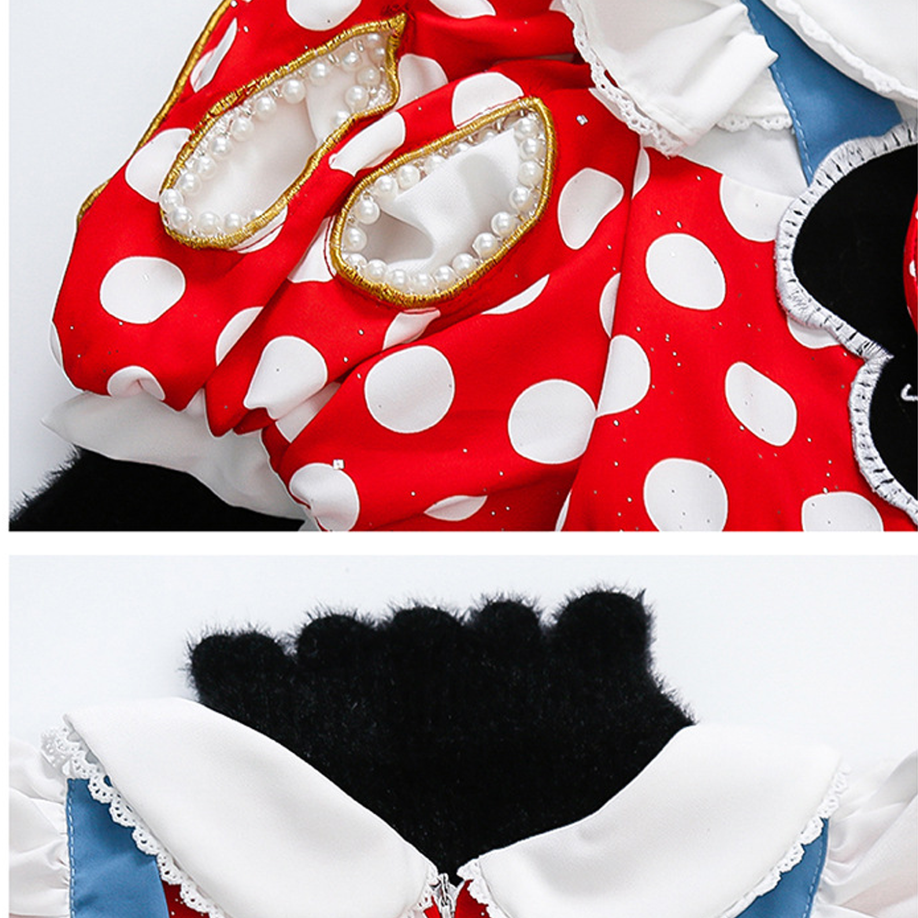 Satin Bow Short Sleeve Midi Dresses With Headbands And Safety  Shorts - image 9