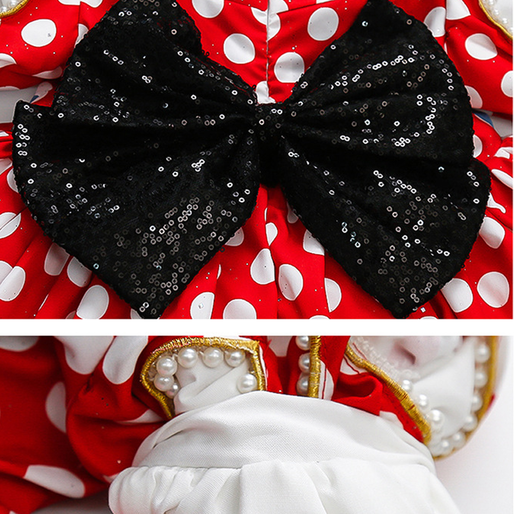 Satin Bow Short Sleeve Midi Dresses With Headbands And Safety  Shorts - image 11