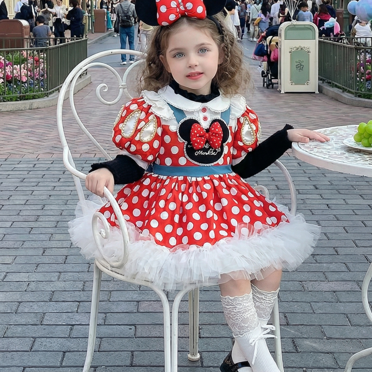 Satin Bow Short Sleeve Midi Dresses With Headbands And Safety  Shorts - image 6