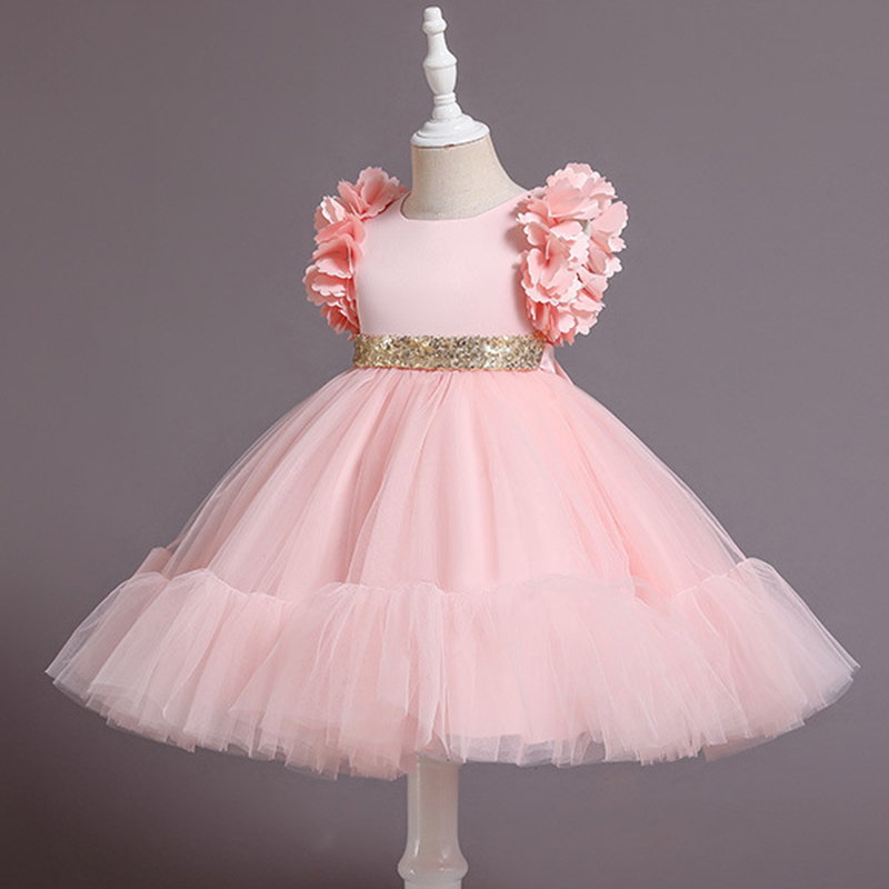 Mesh Rosette Sleeveless Midi Dresses - image 2