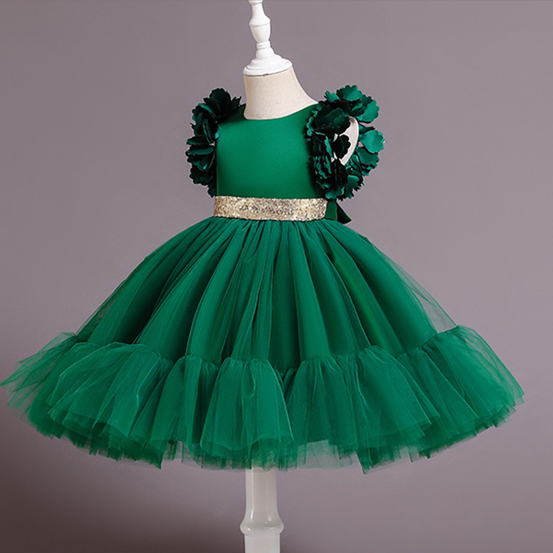 Mesh Rosette Sleeveless Midi Dresses - image 5