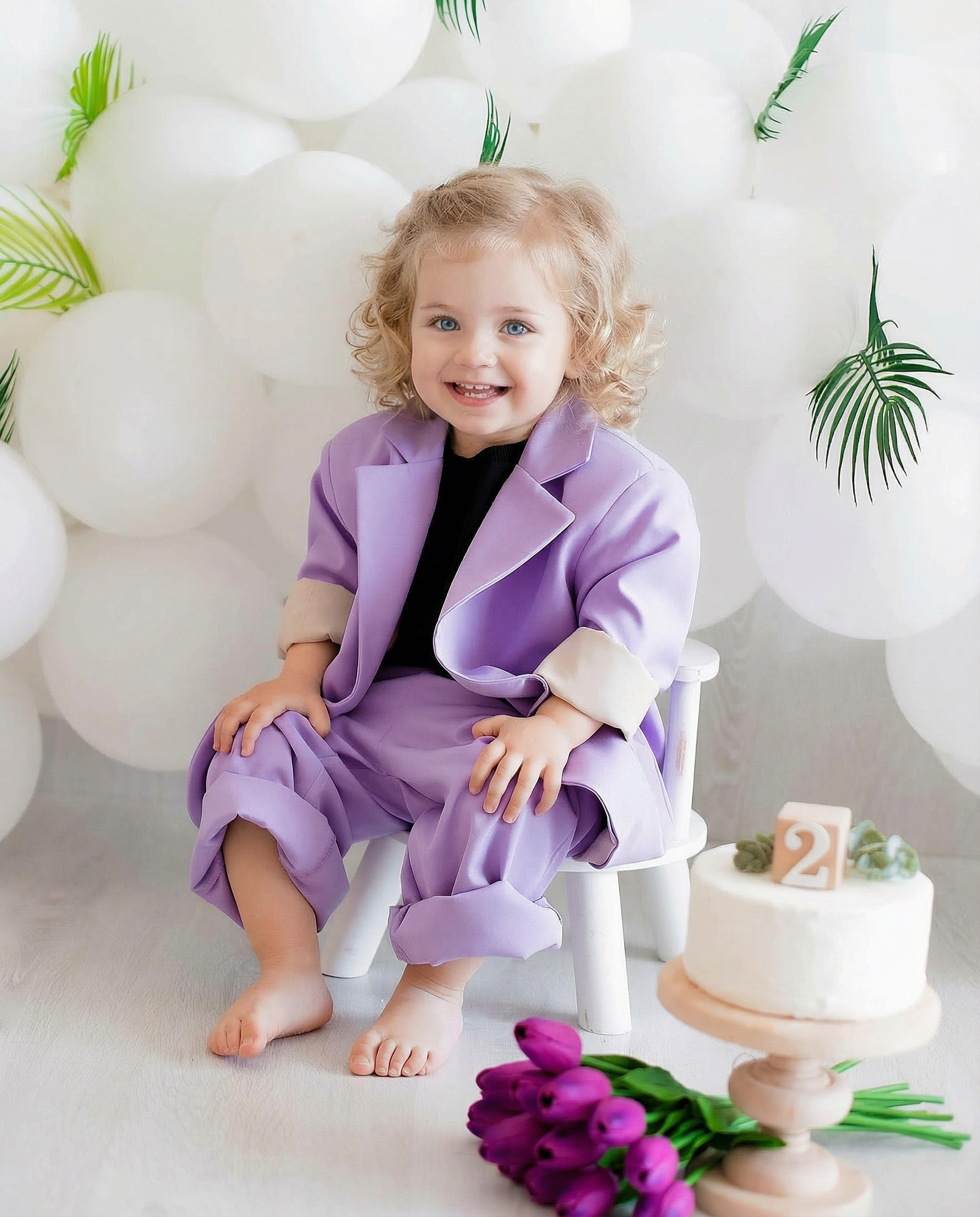 Satin Button Long Sleeve Long Two-piece Set - image 6