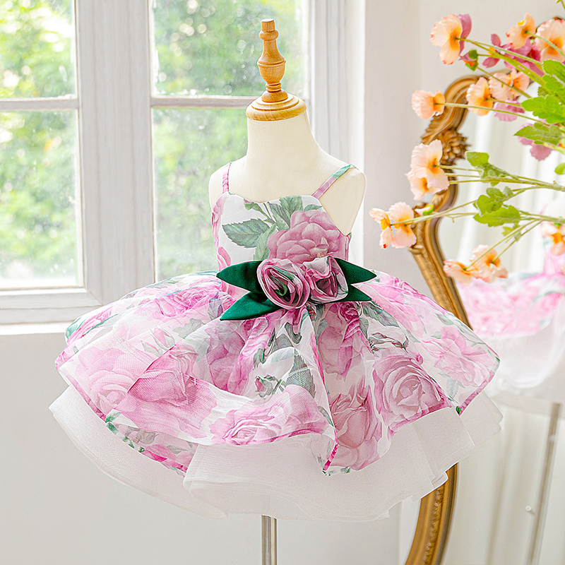 Organza Rosette Sleeveless Midi Dresses - image 2