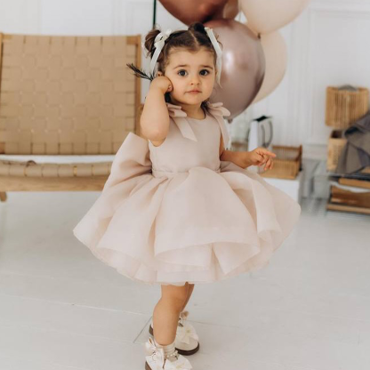 Organza Bow Sleeveless Midi Dresses - image 5