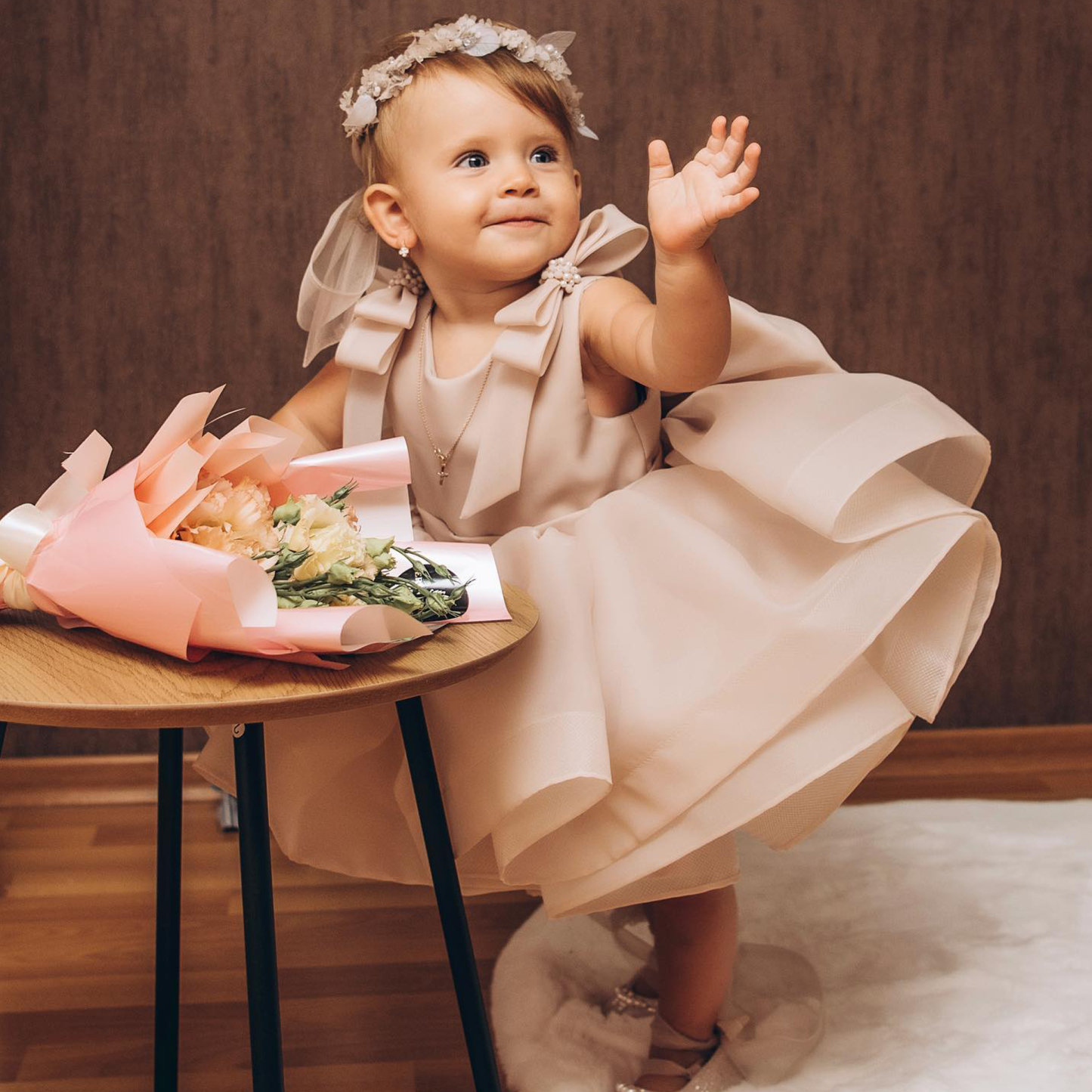 Organza Bow Sleeveless Midi Dresses - image 3