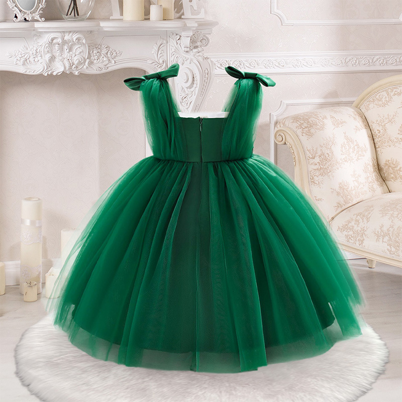 Mesh Bow Sleeveless Midi Dresses - image 22