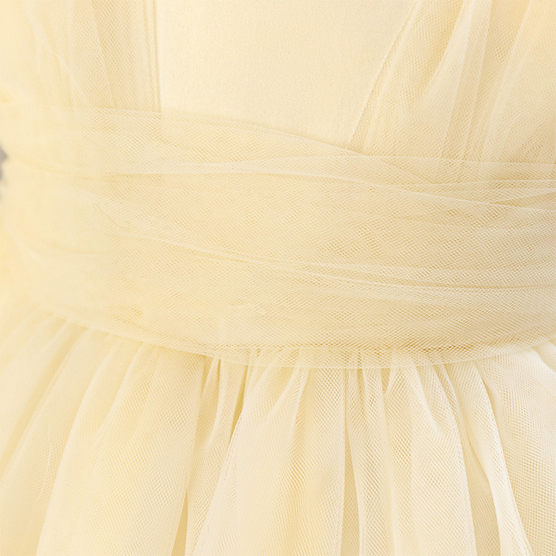 Mesh Bow Sleeveless Midi Dresses - image 12