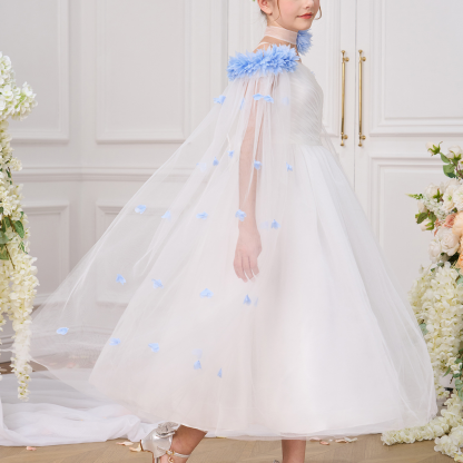 Mesh Rosette Sleeveless Midi Dresses - image 29