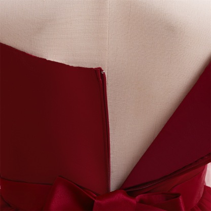 Mesh Rosette Sleeveless Midi Dresses - image 39