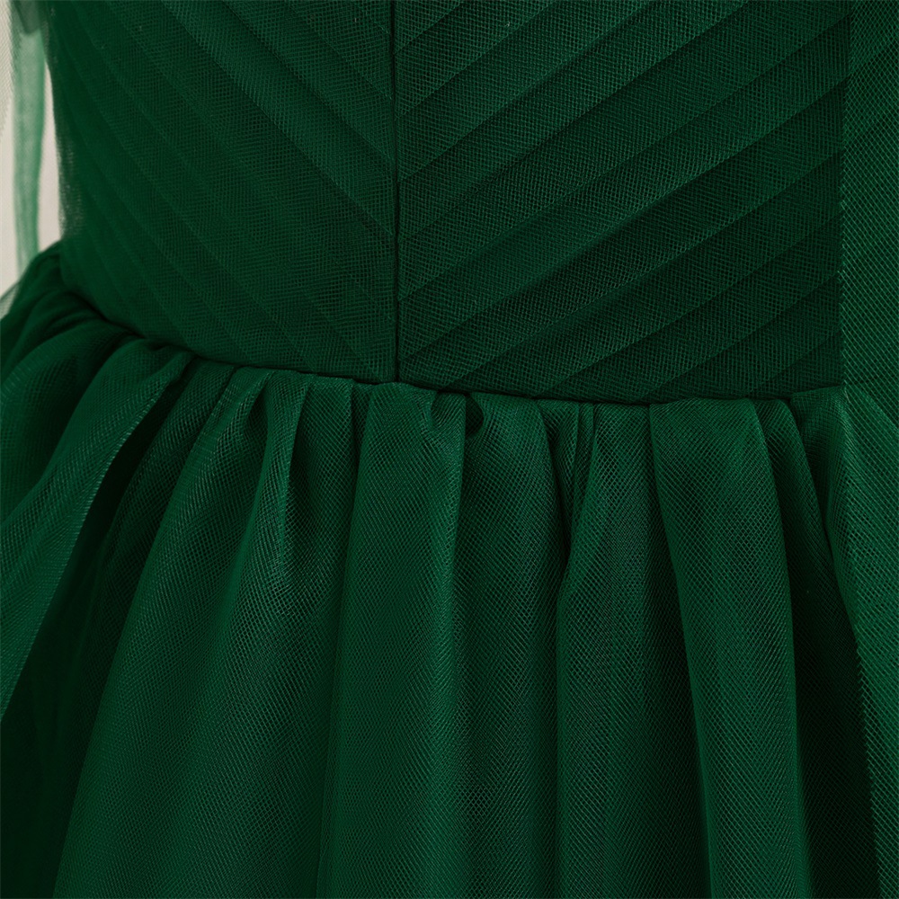 Mesh Rosette Sleeveless Midi Dresses - image 59