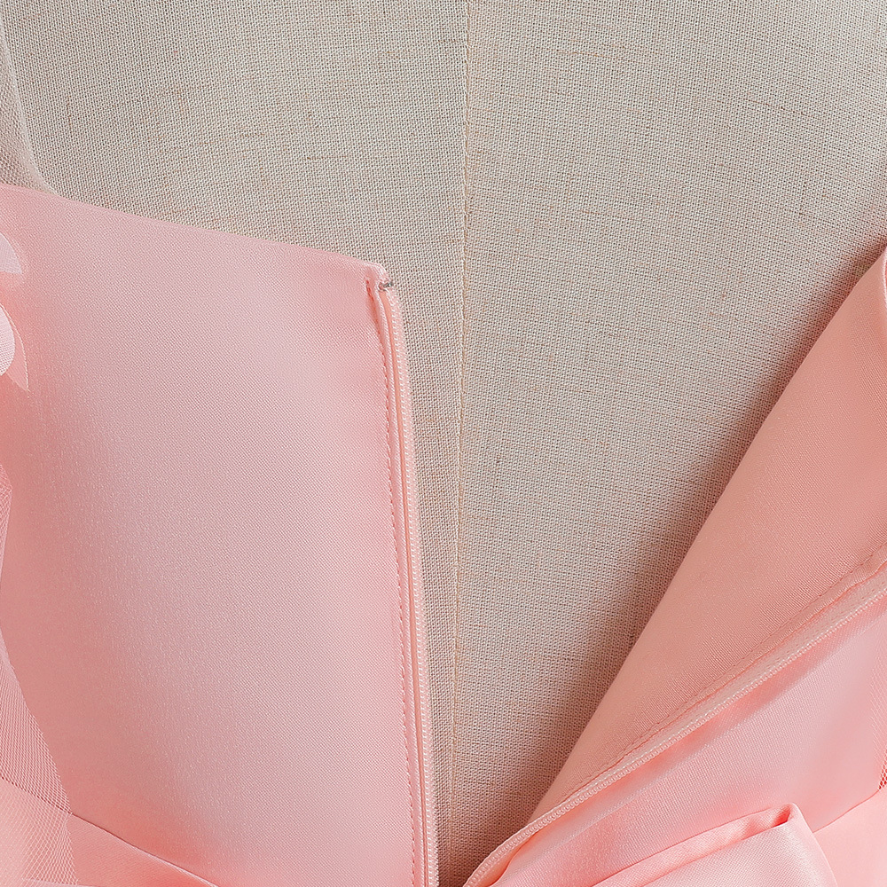 Mesh Rosette Sleeveless Midi Dresses - image 69