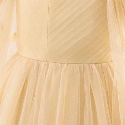 Mesh Rosette Sleeveless Midi Dresses - image 74