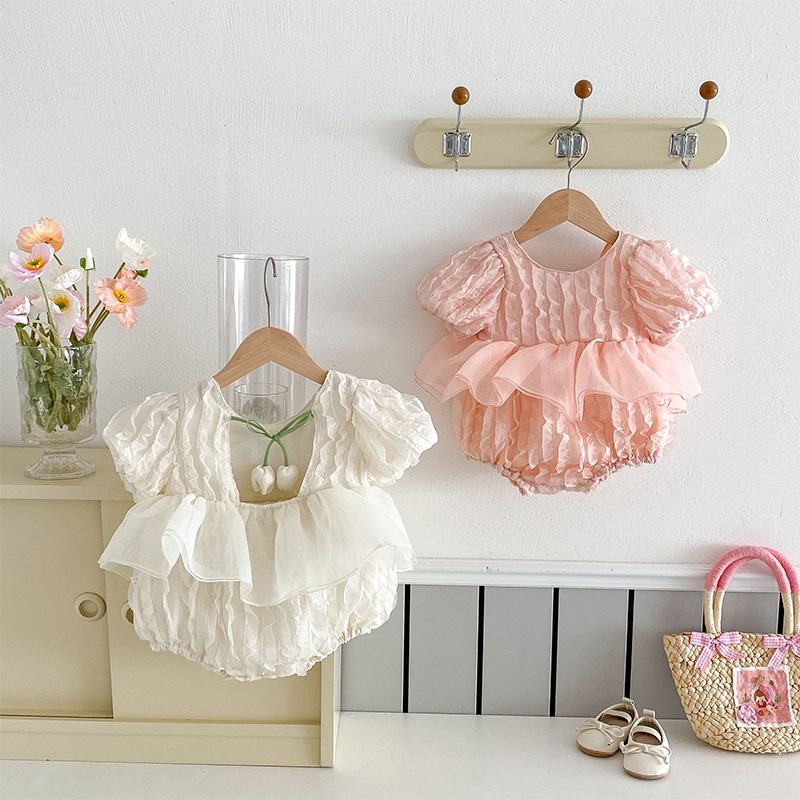 Chiffon Rosette Short Sleeve Regular Dresses - image 2