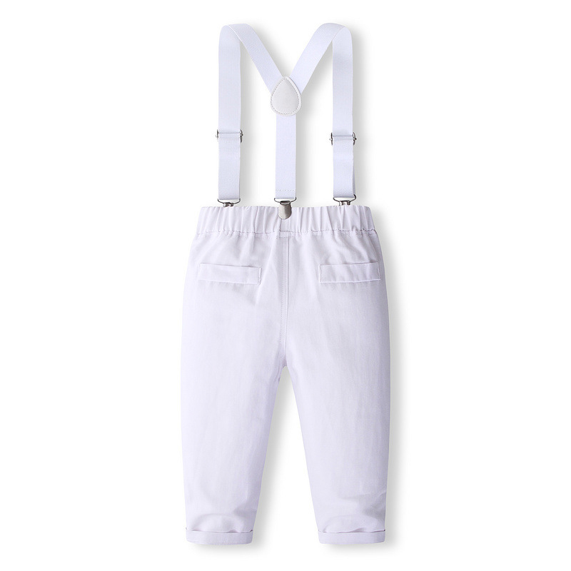 Cotton Bow Overalls Removable Long Sleeve Regular Two-piece Set - image 8