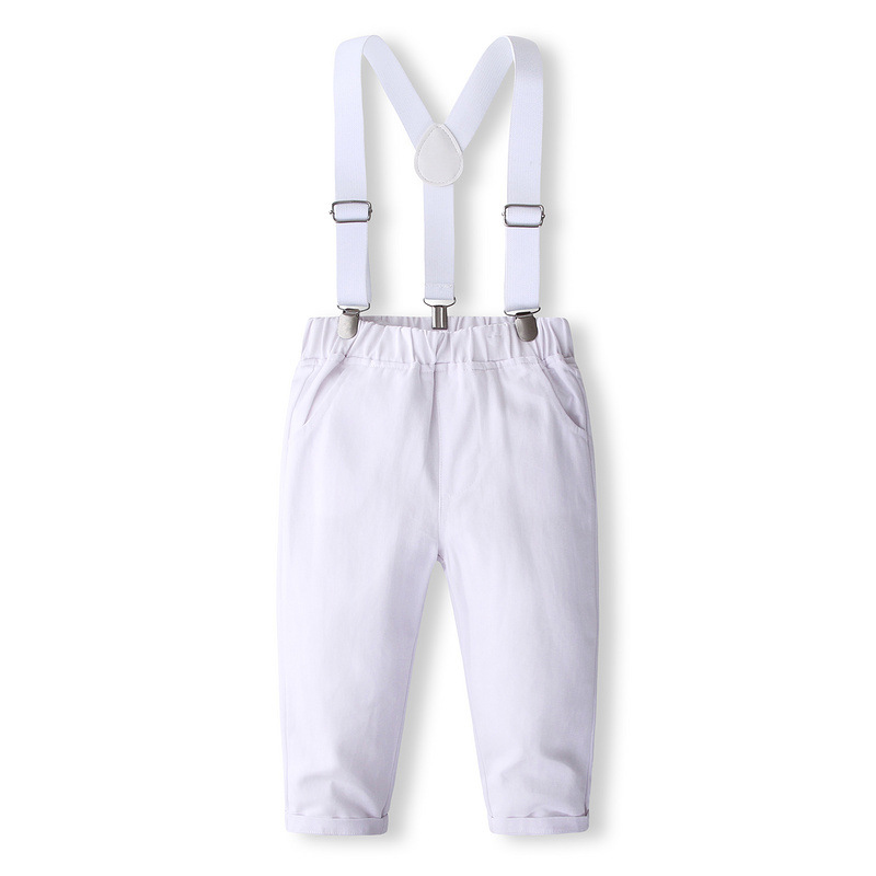 Cotton Bow Overalls Removable Long Sleeve Regular Two-piece Set - image 7