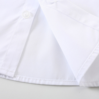 Cotton Bow Overalls Removable Long Sleeve Regular Two-piece Set - image 25