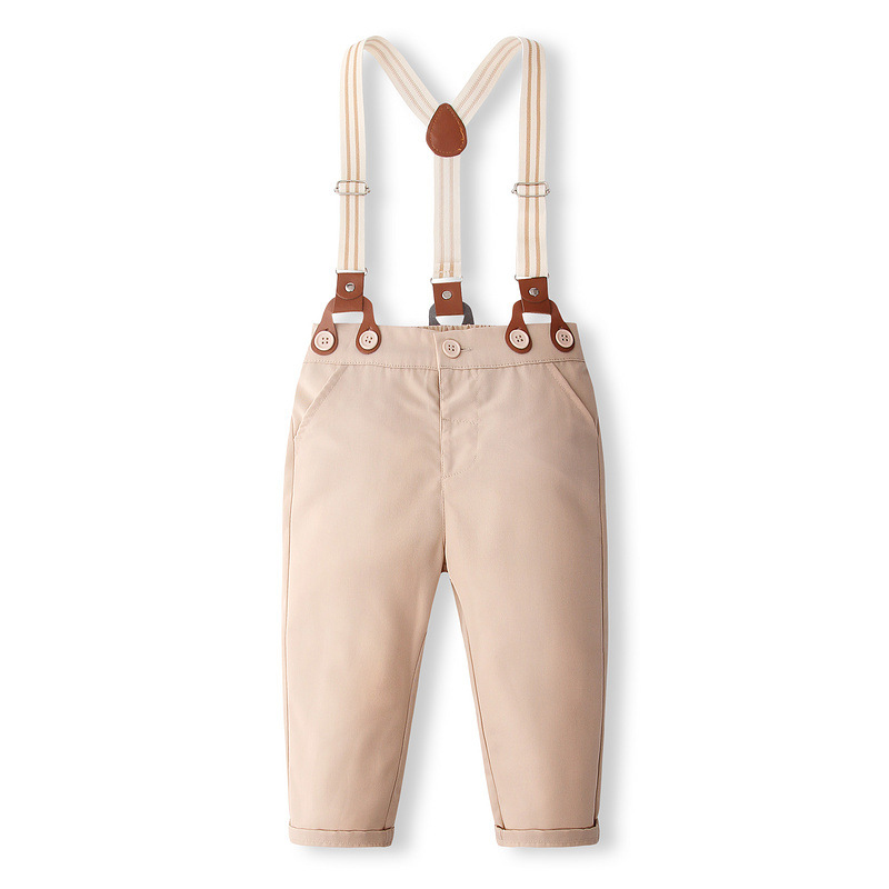 Cotton Bow Overalls Removable Long Sleeve Regular Two-piece Set - image 31