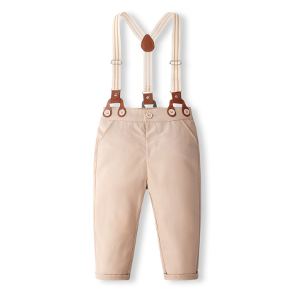 Cotton Bow Overalls Removable Long Sleeve Regular Two-piece Set - image 31