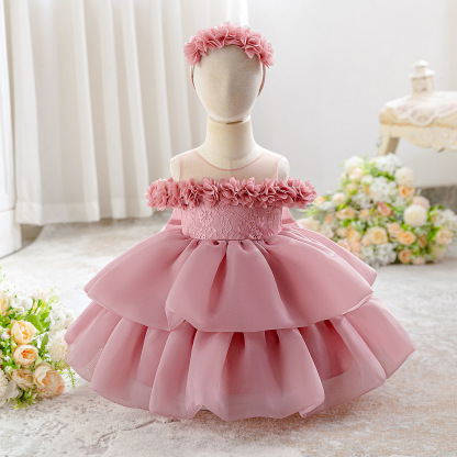 Organza Rosette Sleeveless Midi Dresses - image 6