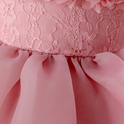 Organza Rosette Sleeveless Midi Dresses - image 11