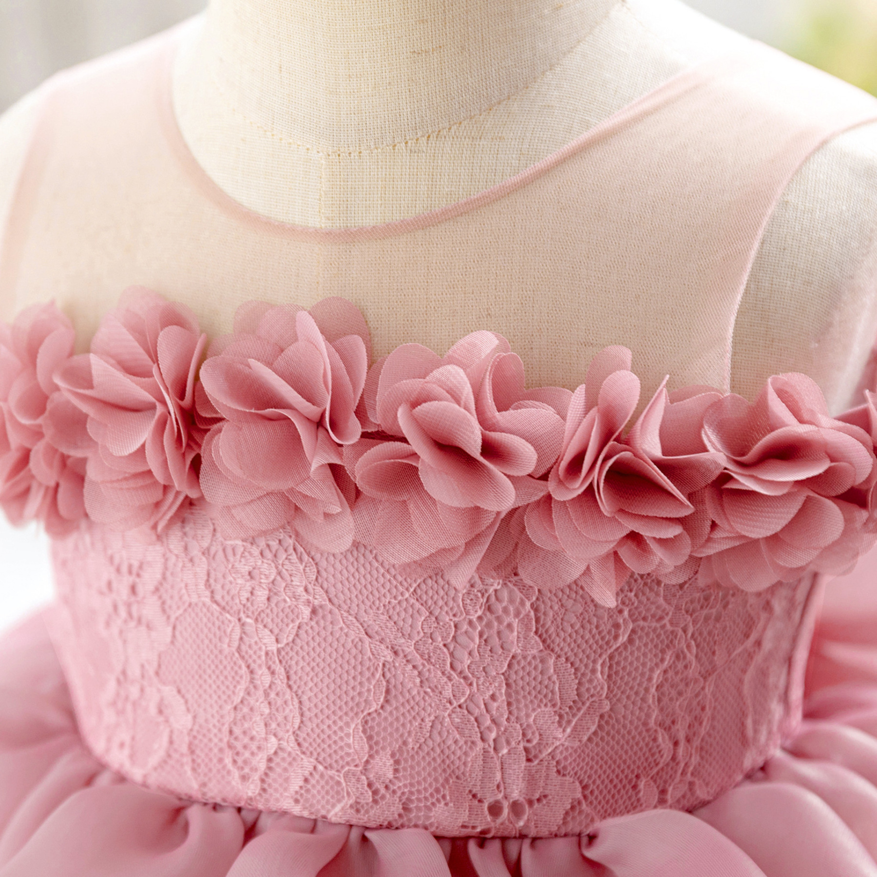 Organza Rosette Sleeveless Midi Dresses - image 10