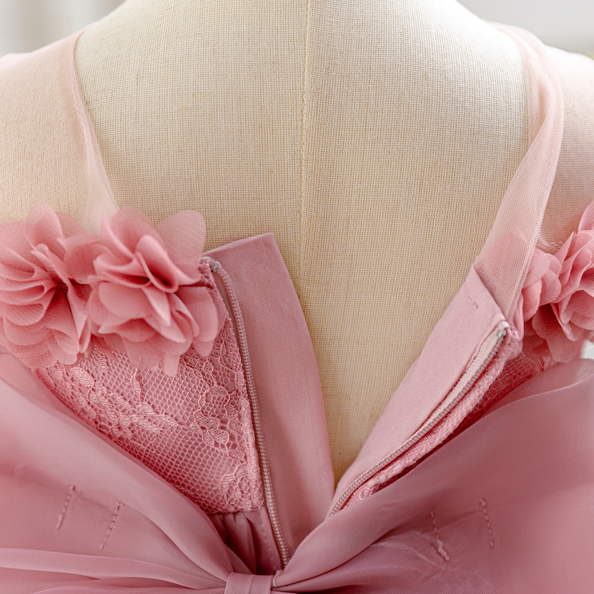 Organza Rosette Sleeveless Midi Dresses - image 14