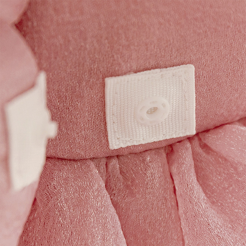 Organza Cotton-Blend Bow Ruched Short Sleeve Regular Dresses - image 9