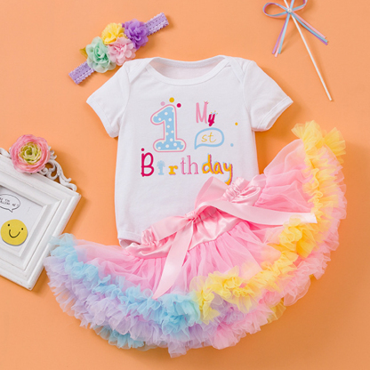 Mesh Knitted Bow Folds Gathered Short Sleeve Regular Two-piece Set - image 5