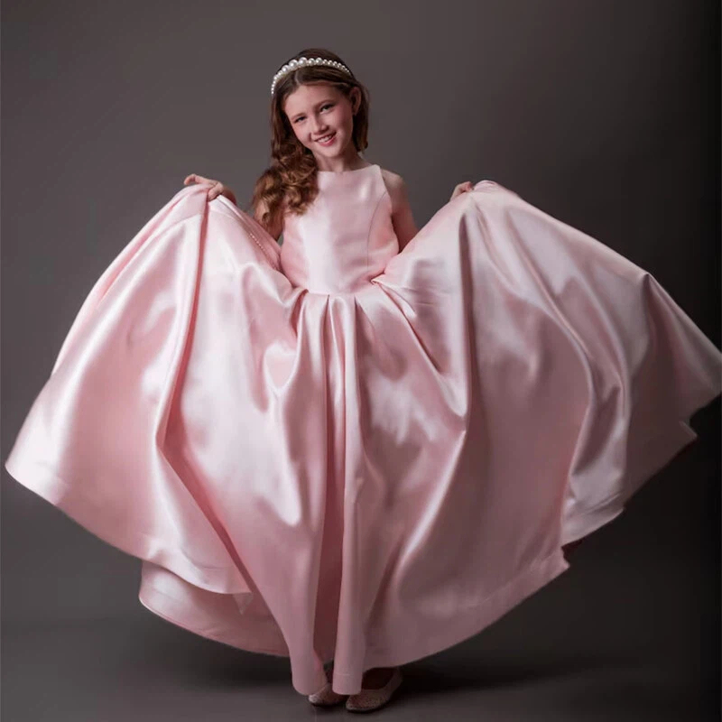 Satin Bow Sleeveless Maxi Dresses - image 23