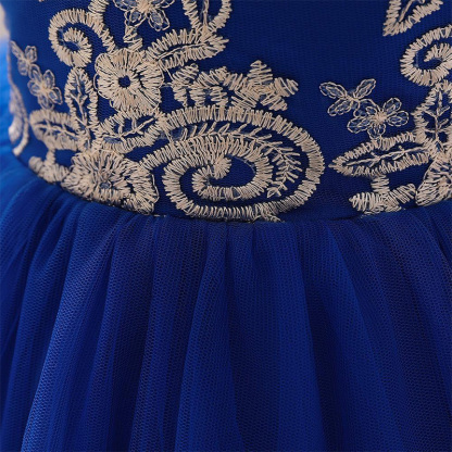 Mesh Lace Glitter Bow Lace Sequins Sleeveless Midi Dresses - image 29