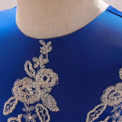 Mesh Lace Glitter Bow Lace Sequins Sleeveless Midi Dresses - image 28