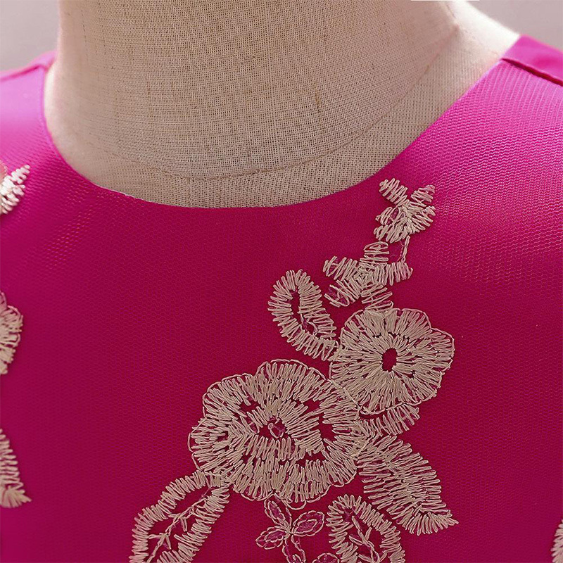 Mesh Lace Glitter Bow Lace Sequins Sleeveless Midi Dresses - image 44