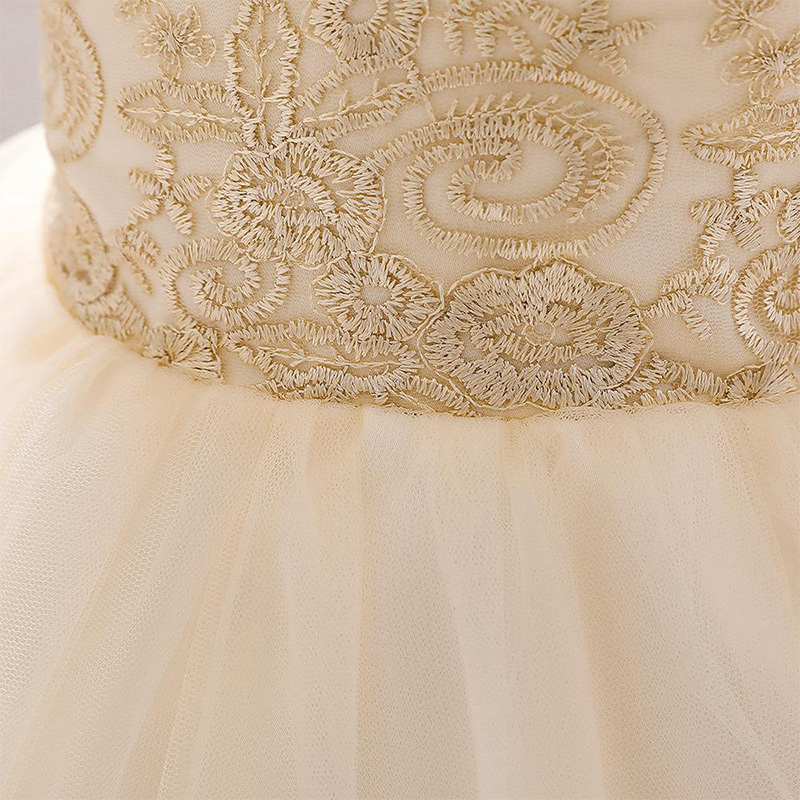 Mesh Lace Glitter Bow Lace Sequins Sleeveless Midi Dresses - image 21