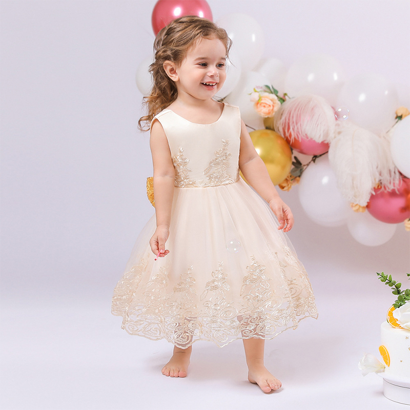 Mesh Lace Glitter Bow Lace Sequins Sleeveless Midi Dresses - image 12
