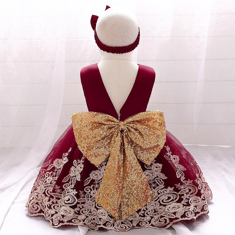 Mesh Lace Glitter Bow Lace Sequins Sleeveless Midi Dresses - image 50
