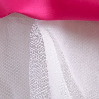 Mesh Lace Bow Lace Half Sleeve Midi Dresses - image 16