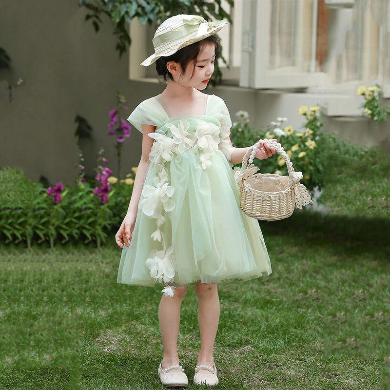 Mesh Rosette Sleeveless Midi Dresses - image 18