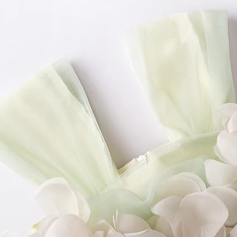 Mesh Rosette Sleeveless Midi Dresses - image 22