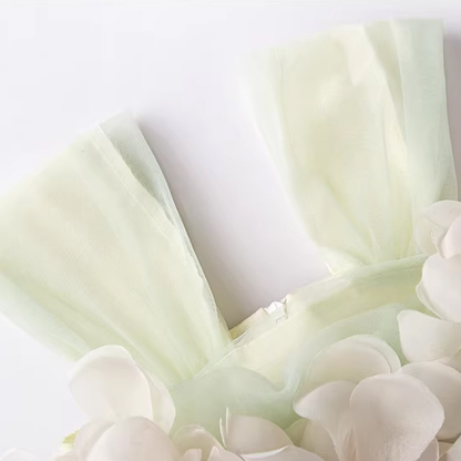 Mesh Rosette Sleeveless Midi Dresses - image 22