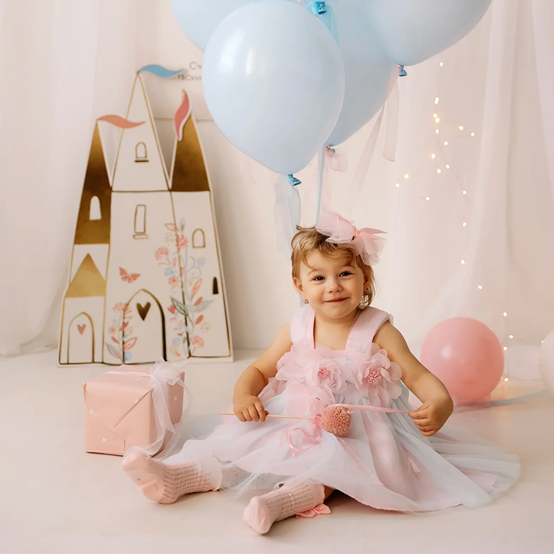 Mesh Rosette Sleeveless Midi Dresses - image 8