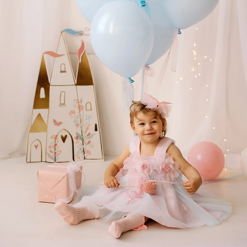 Mesh Rosette Sleeveless Midi Dresses - image 8