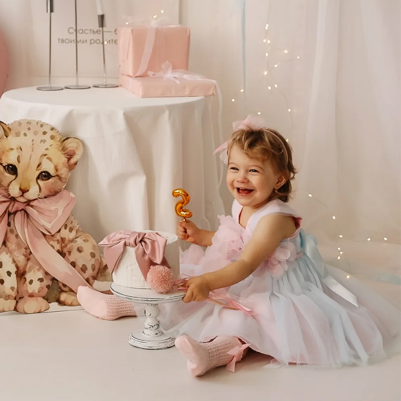 Mesh Rosette Sleeveless Midi Dresses - image 9