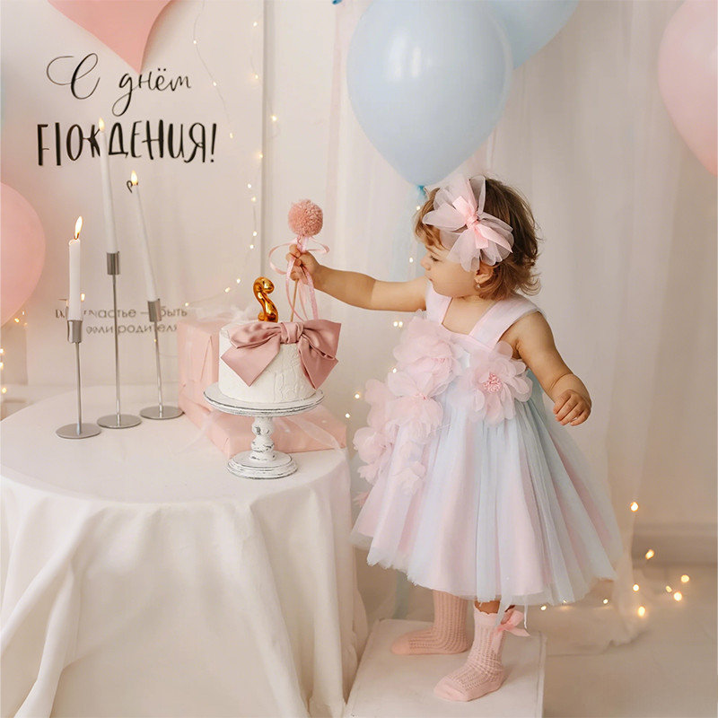 Mesh Rosette Sleeveless Midi Dresses - image 4