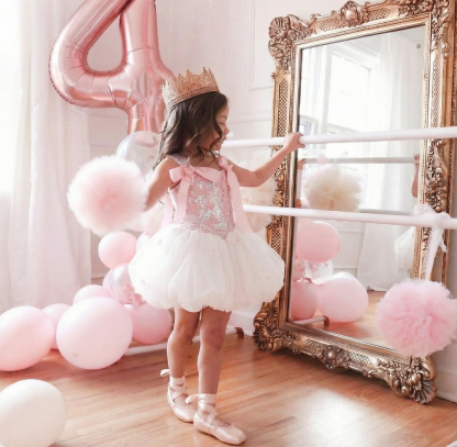 Chemical Fiber Blend Bow Knot Front Ballet Sleeveless Midi Dresses - image 8