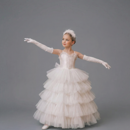 Chemical Fiber Split Joint Ballet Sleeveless Maxi Dresses - image 3